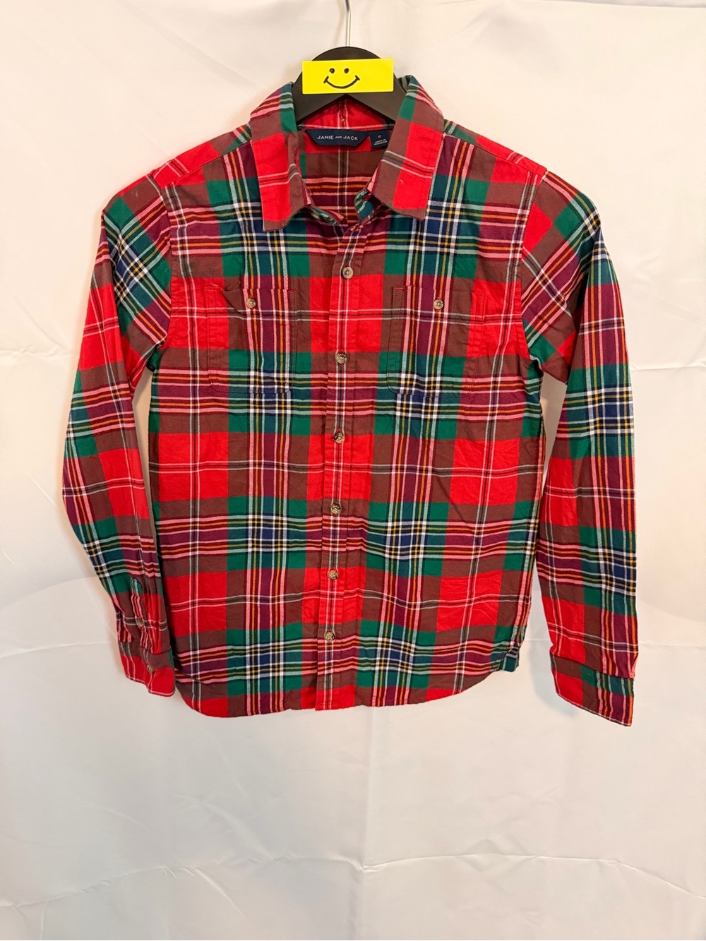 Youth Boys Janie And Jack Long Sleeve Button Down Shirt